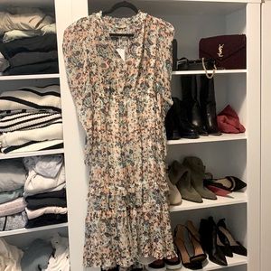 ULLA JOHNSON BÉATRICE GARDENIA DRESS SIZE 4